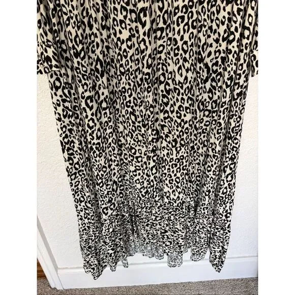 Mare Mare X Anthropologie Lynda White Leopard Maxi Dress Size S - Picture 7 of 12
